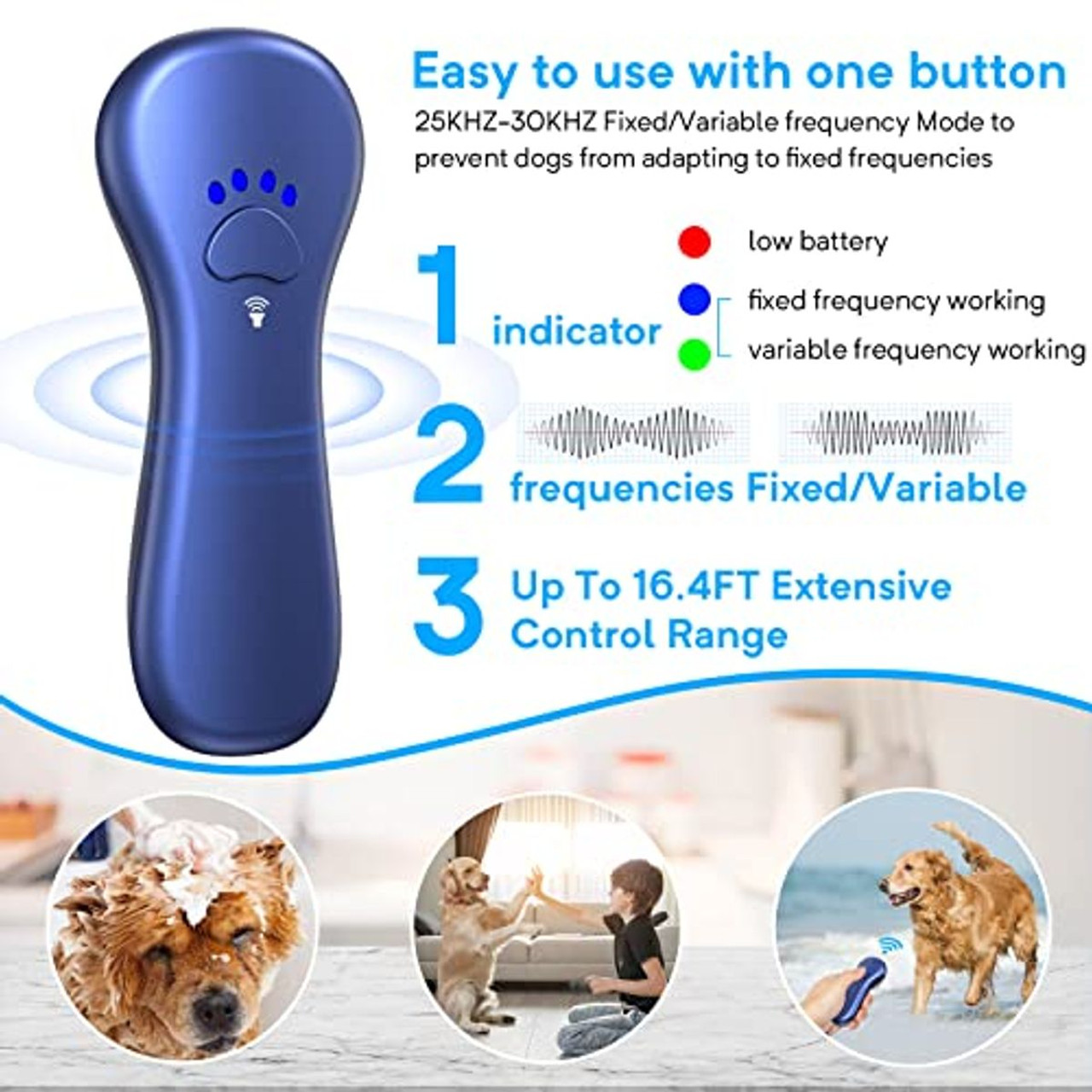Rechargeable Anti-Barking Control Device for Dogs product image