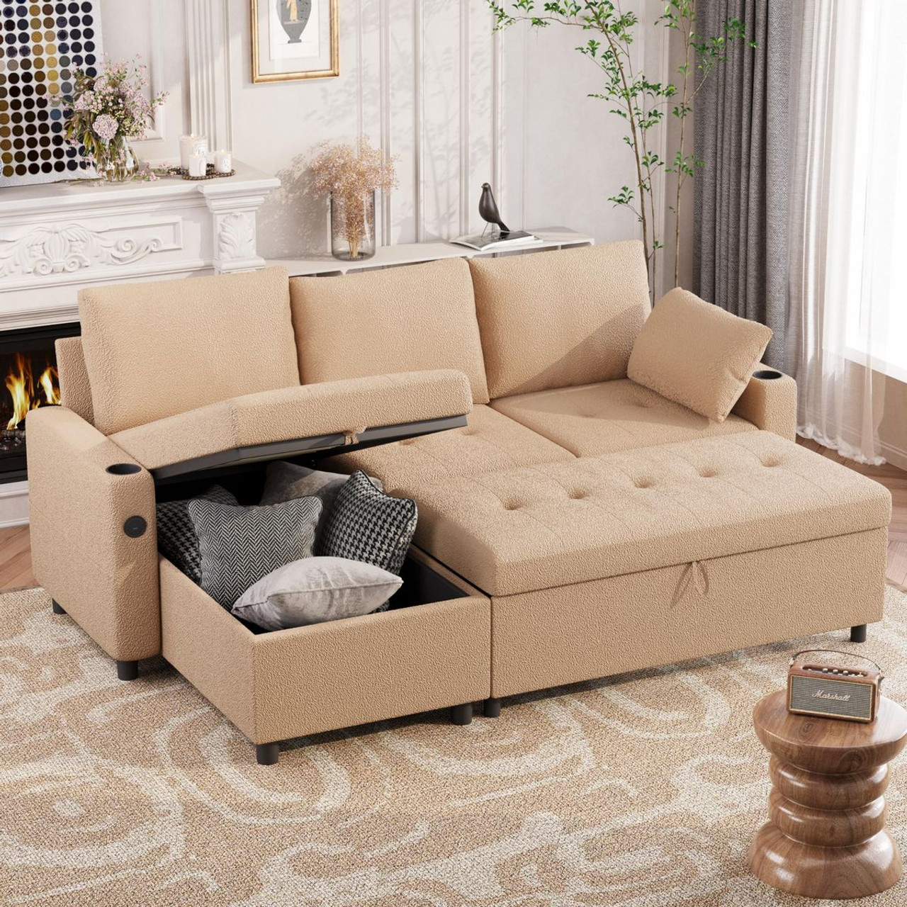 3-in-1 Convertible Sleeper Sofa  product image