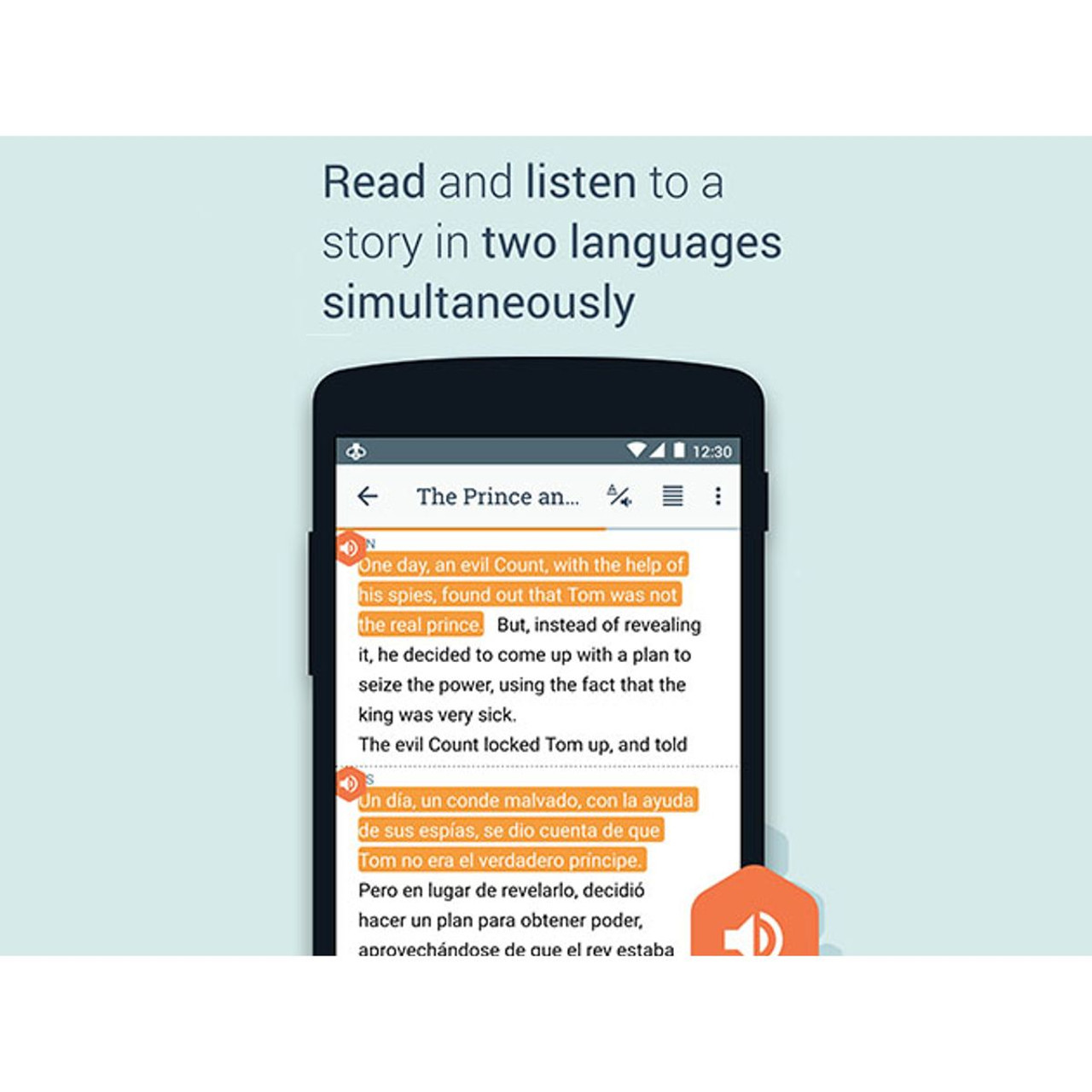 Beelinguapp Language Learning App - Lifetime Subscription  product image