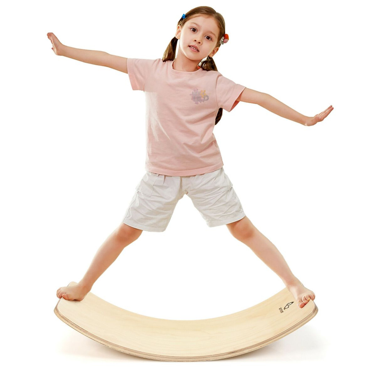 Kids' Wooden Wobble Balance Board product image