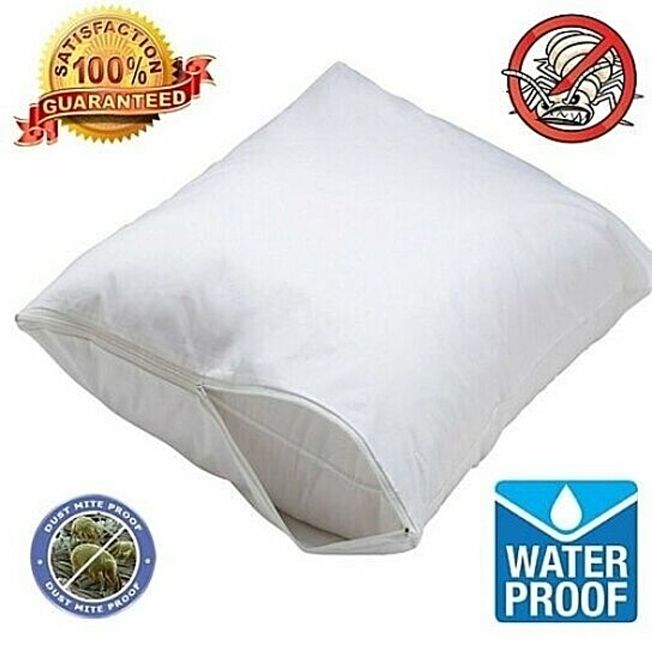 Hypoallergenic Zippered Liquid-Proof Mattress and Pillowcase Protectors product image