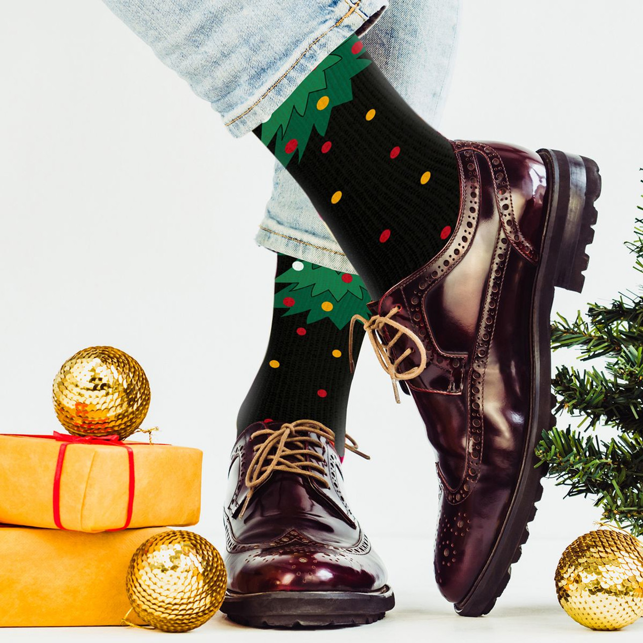 Holiday Fun Knee-High Compression Socks, 15-20mmHG (3-Pair) product image