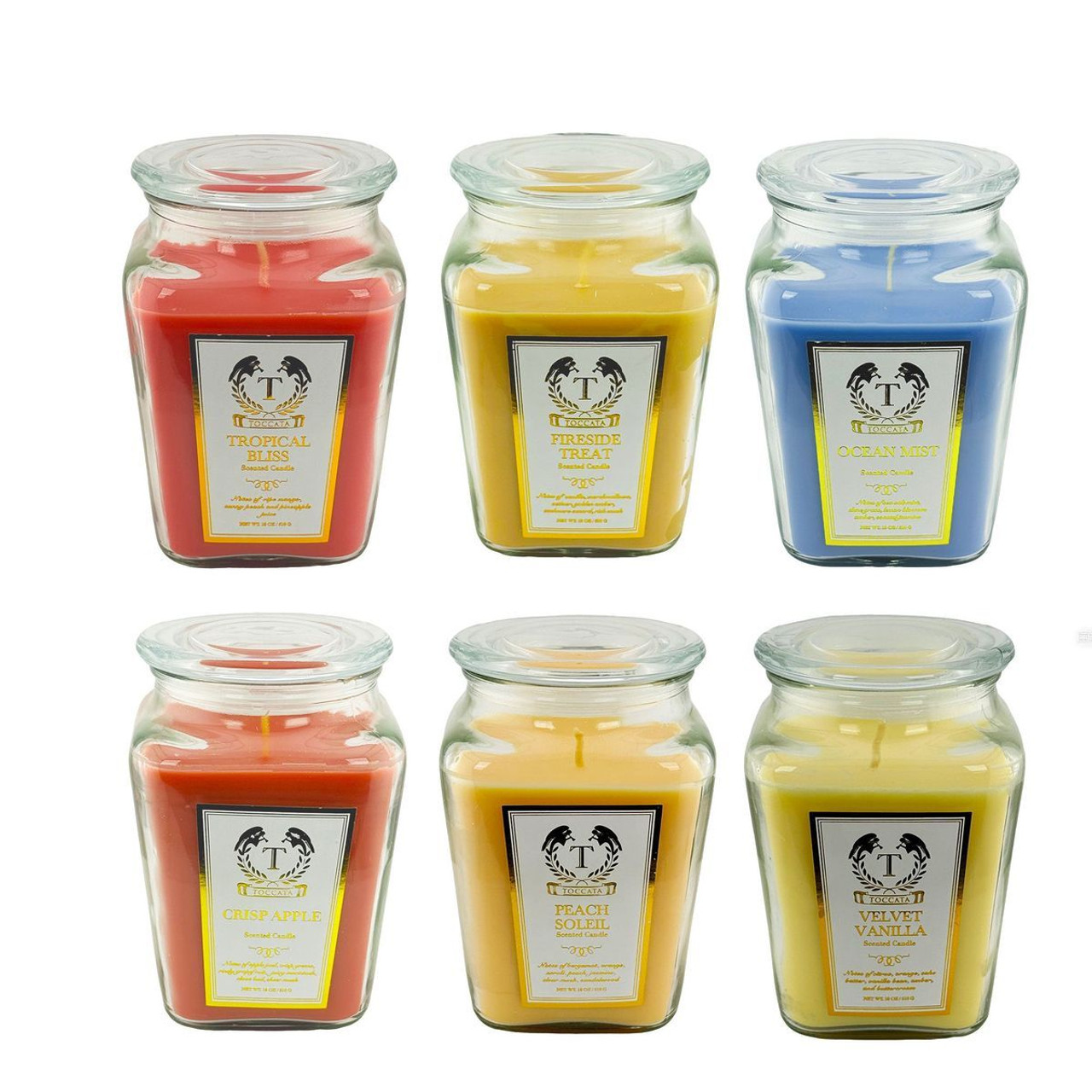 Toccata Aroma Scented Candles in a Diamond Jar, 18 oz. product image