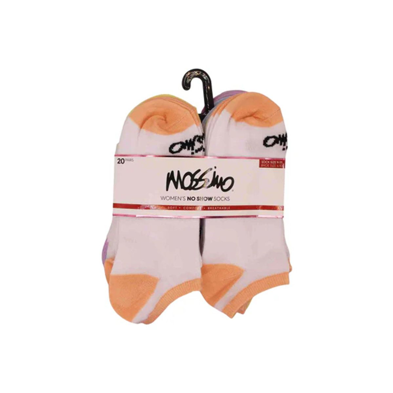 Mossimo Women's or Men’s No-Show Socks (20-Pair) product image
