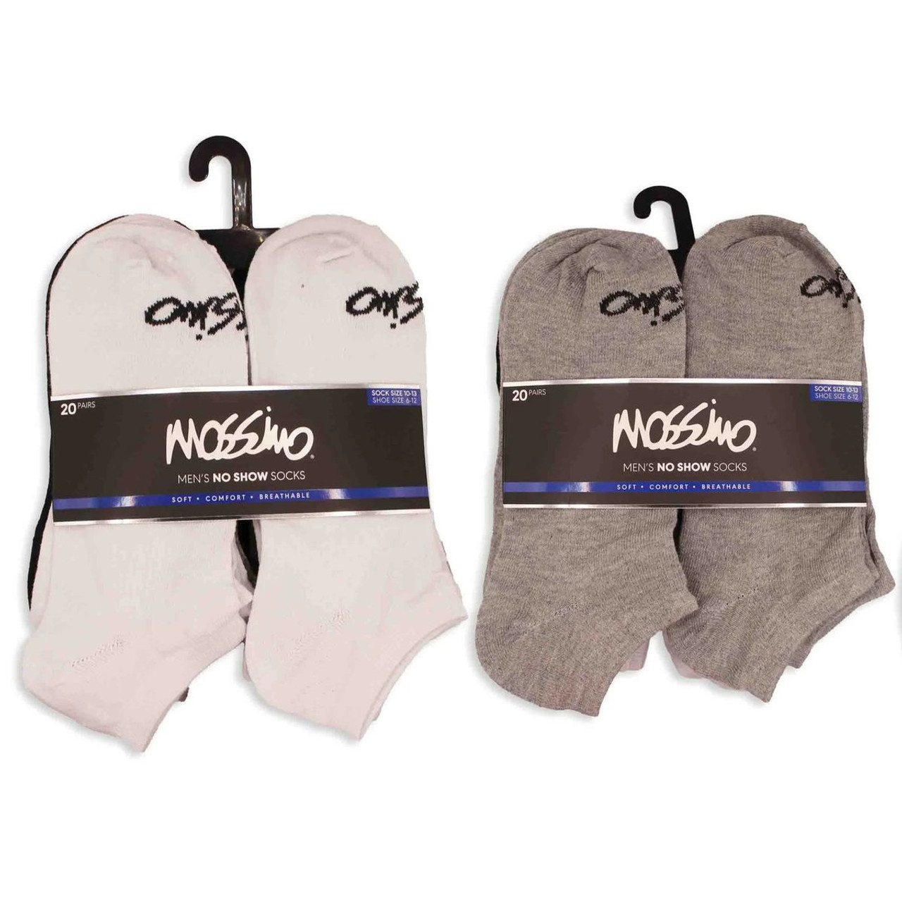 Mossimo Women's or Men’s No-Show Socks (20-Pair) product image