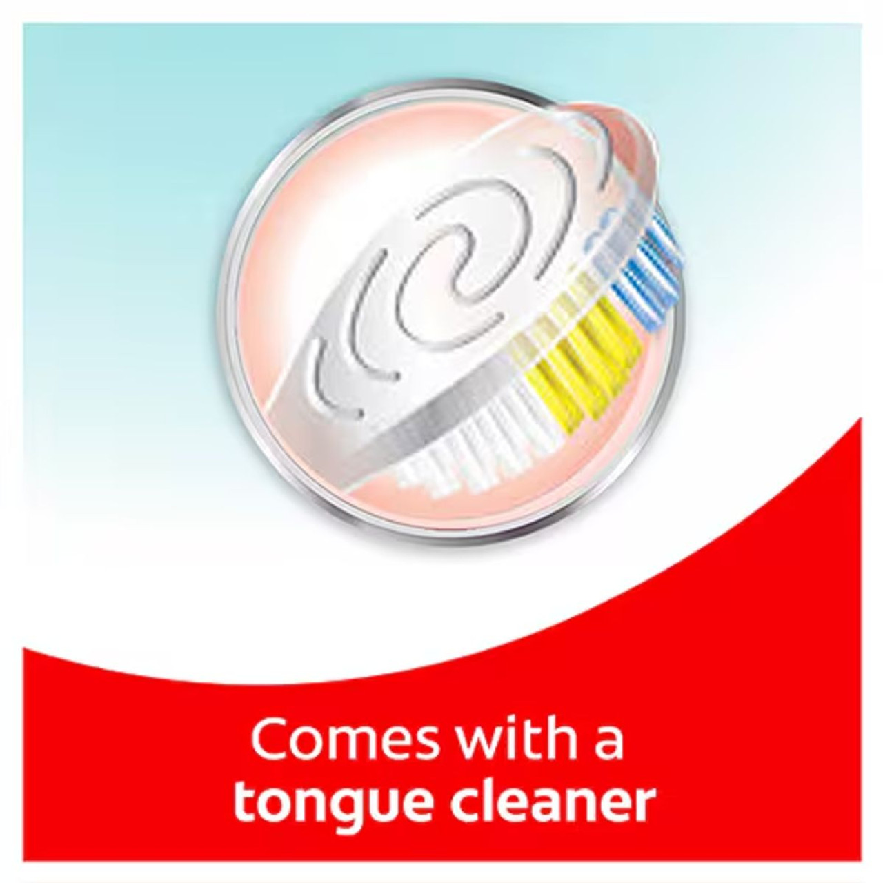 Colgate Twister Soft Toothbrush with Tongue Cleaner (12-Pack) product image