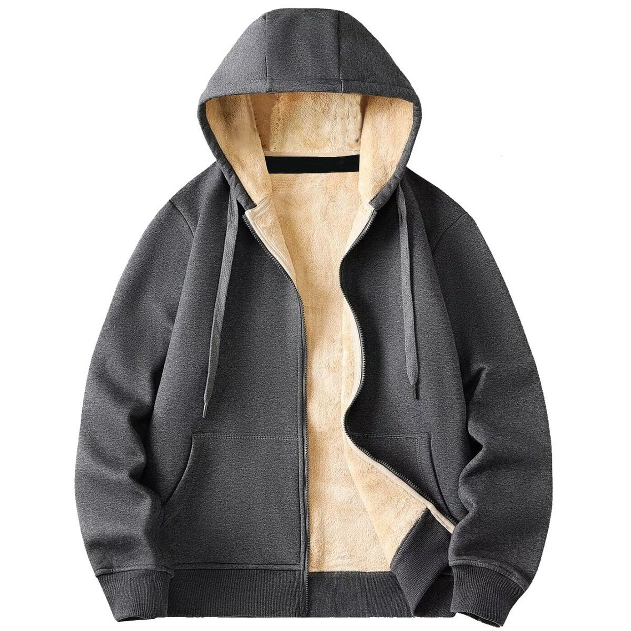 Men's Heavyweight Sherpa-Lined Hoodie (1 or 3-Pack) product image