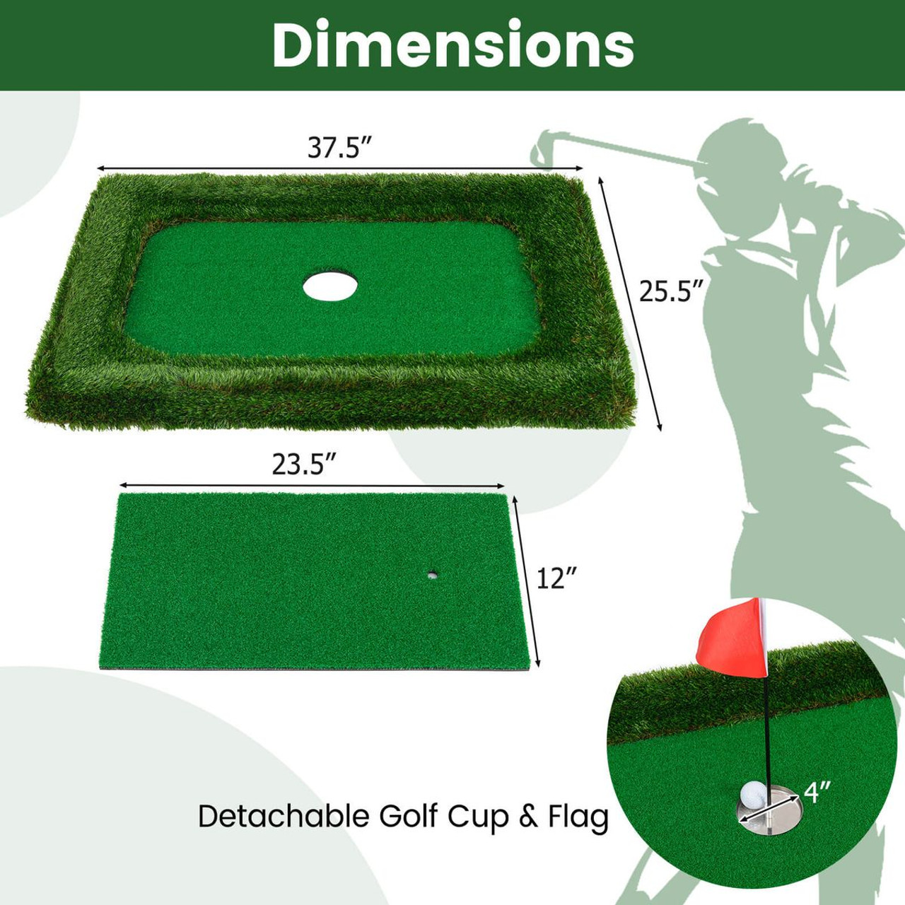 Oval Floating Golf Green Set  product image