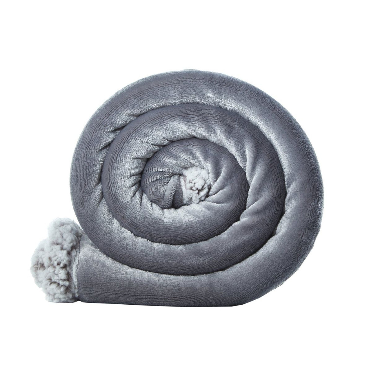 Zakary Flannel Reversible Heathered Sherpa Throw Blanket product image