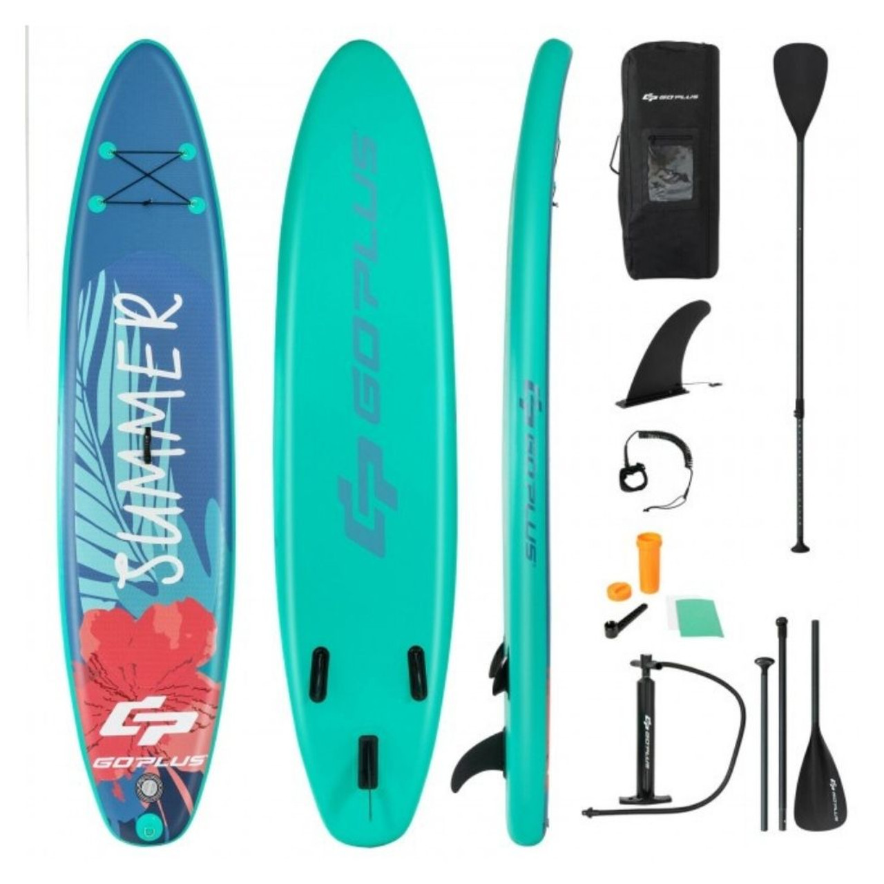 'SUMMER' 10.5- or 11-Foot Inflatable Stand-up Paddle Board product image