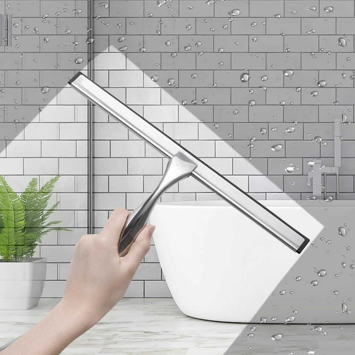 10-Inch Stainless Steel Squeegee (2-Pack) product image