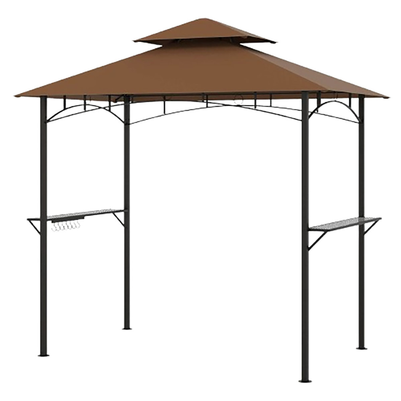 Outdoor Double-Tiered 8 x 5-Foot Grill Gazebo Canopy  product image Outdoor Double-Tiered 8 x 5-Foot Grill Gazebo Canopy  product image