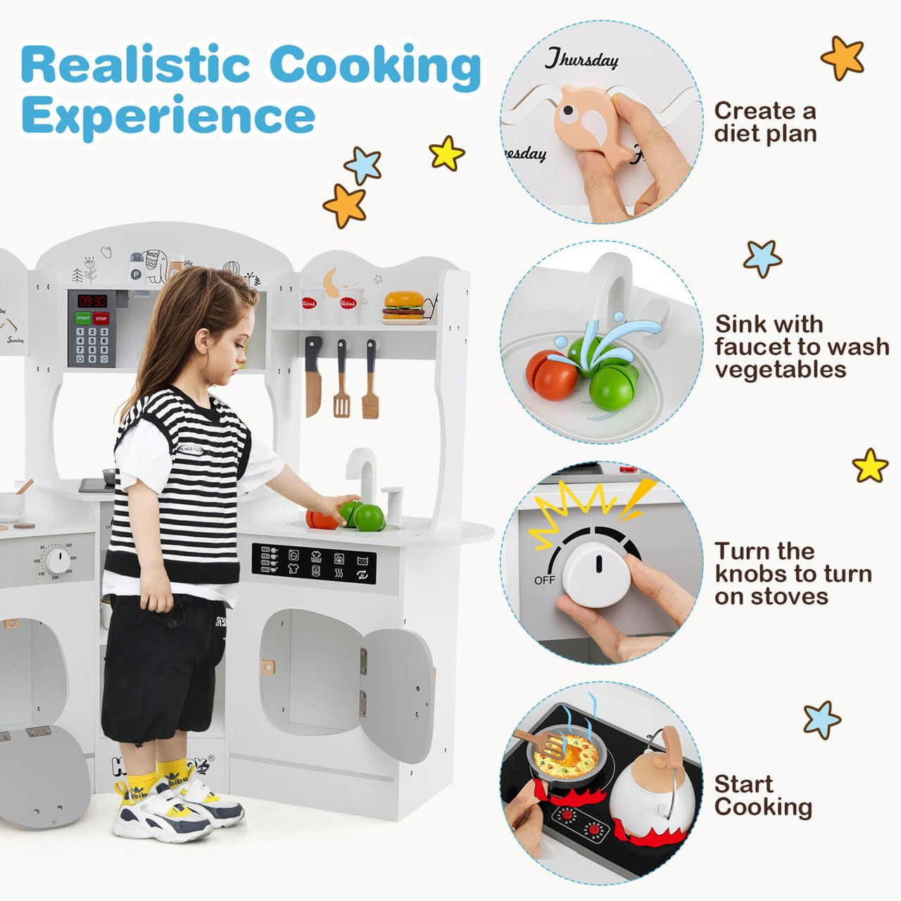 Corner Kitchen Playset with Washing Machine product image