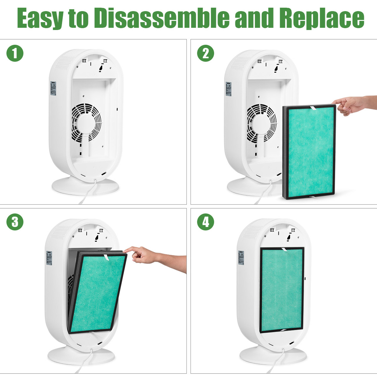 HEPA Activated Carbon Filter Air Purifier product image