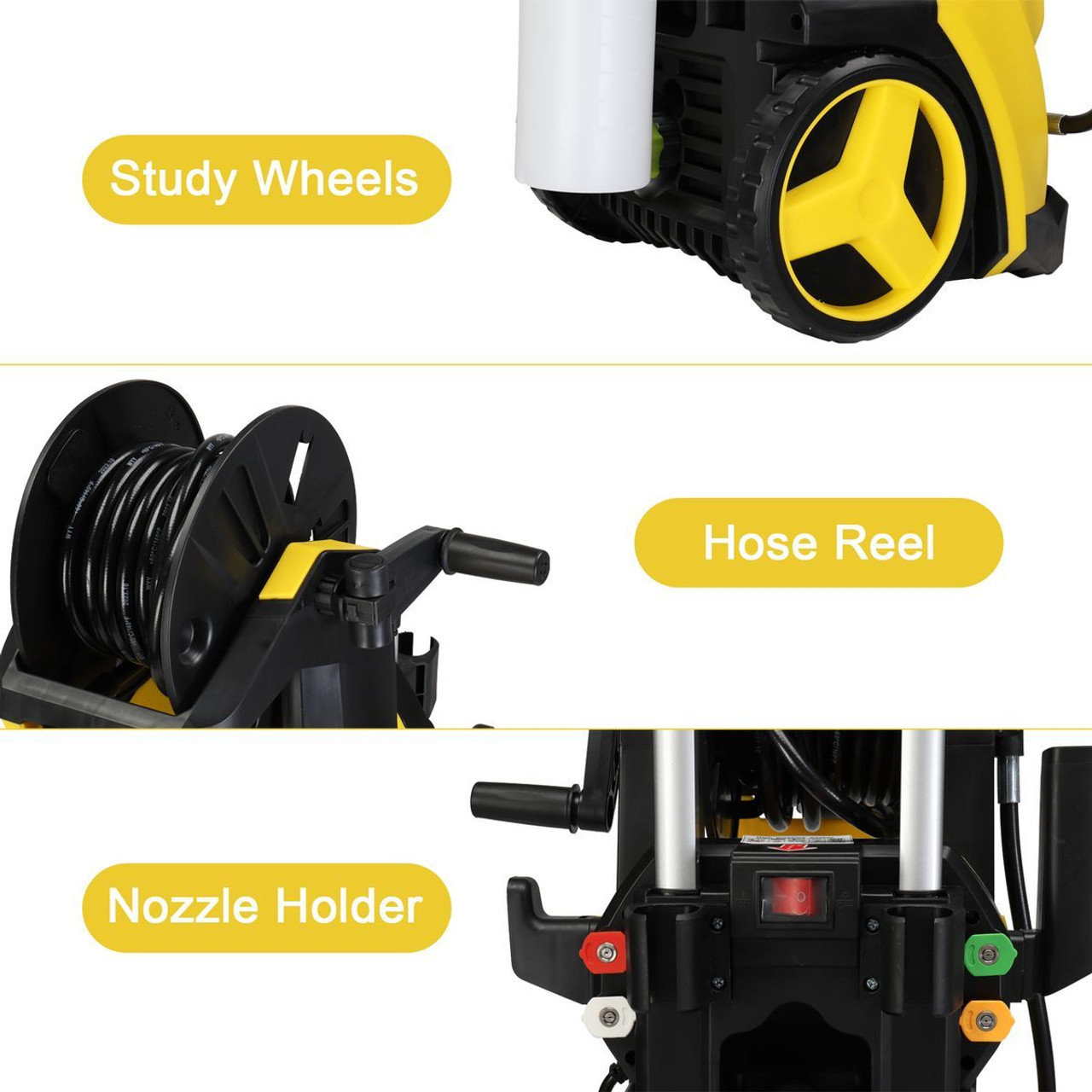 3,800-PSI 2.6-GPM Electric High-Pressure Power Washer product image