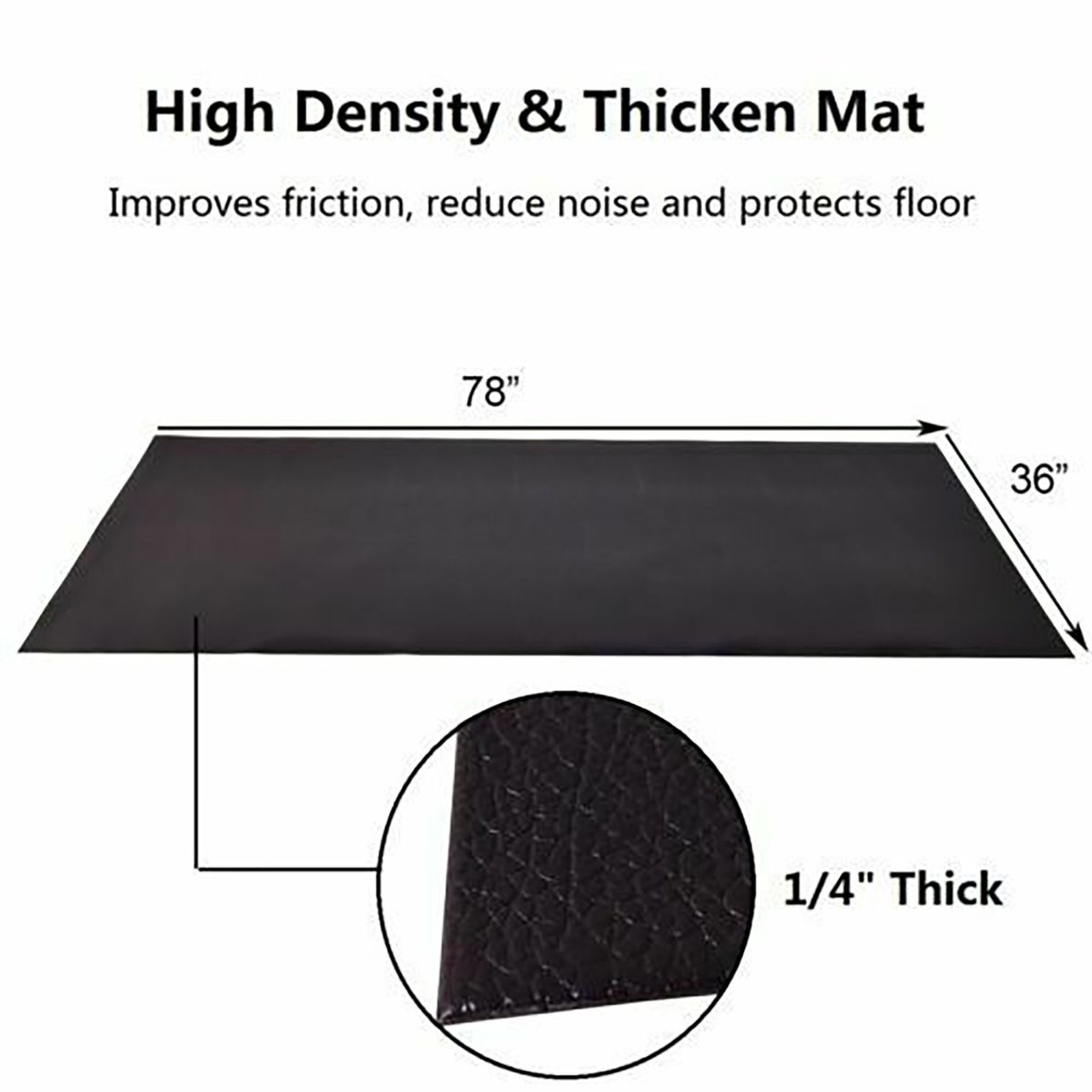 High Density PVC Exercise Equipment Mat product image