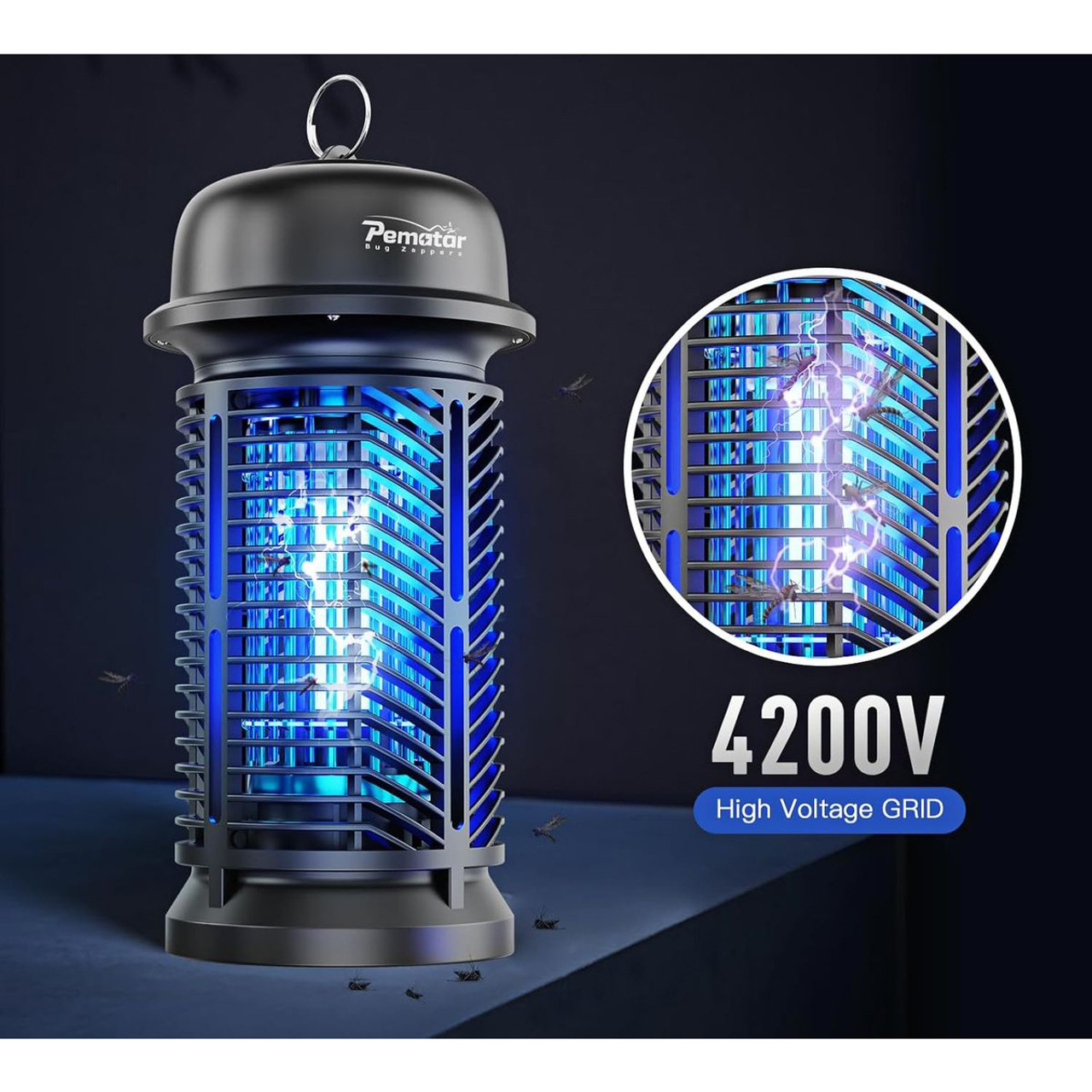 Outdoor Electric Bug Zapper – High-Power Voltage Insect Killer product image