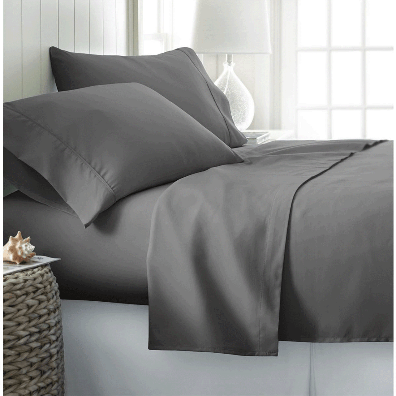 300 Thread Count Cotton Sheet Sets (Full, Queen, and King Sizes) product image