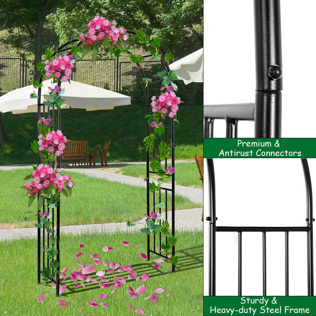 7.2-foot Steel Garden Arch  product image