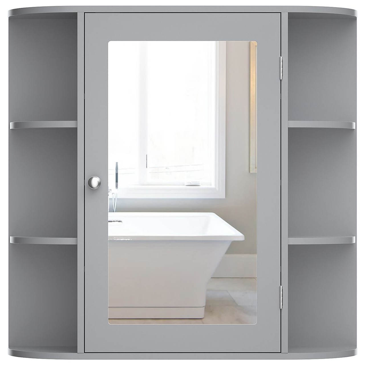 Mirrored Wall-Mounted Bathroom Vanity product image