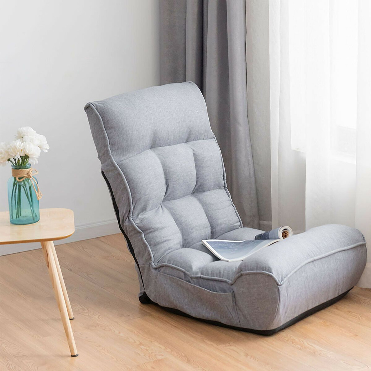 4-Position Folding Floor Chair  product image