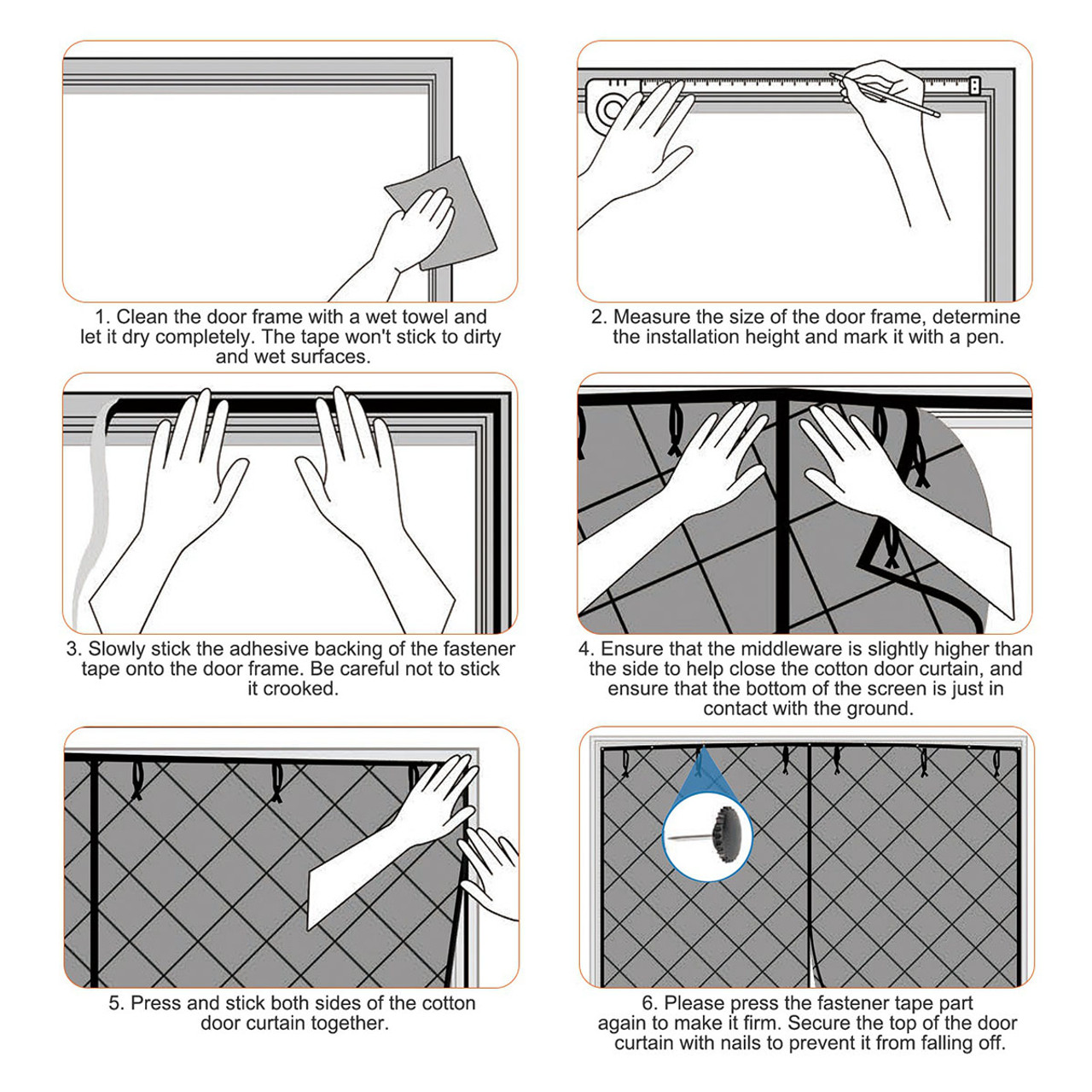 Magnetic Garage Door Curtain, 8' x 7' product image