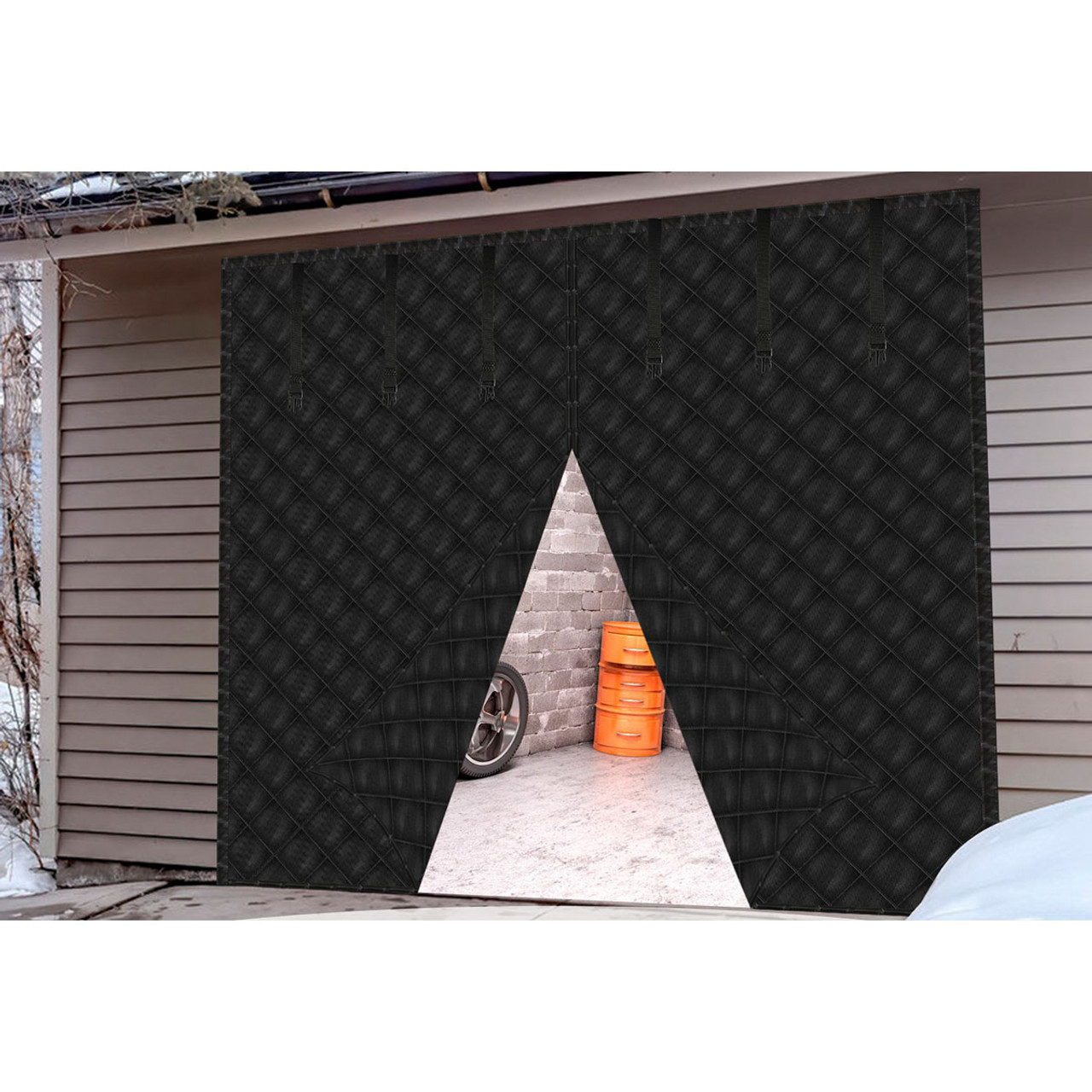 Magnetic Garage Door Curtain, 8' x 7' product image