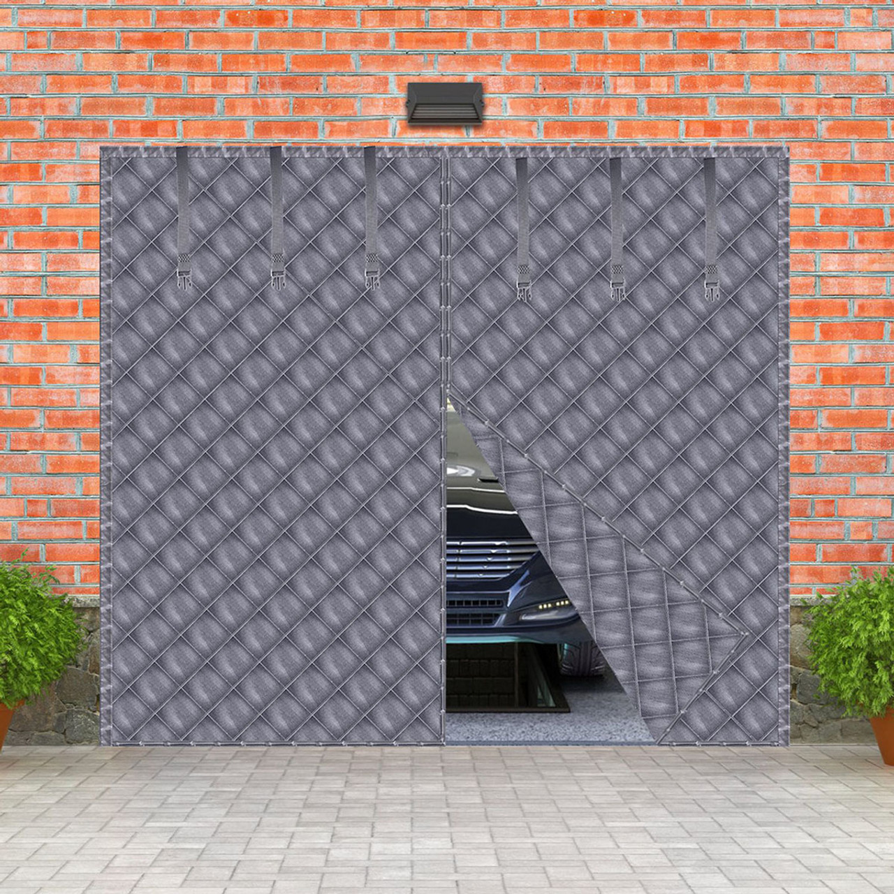 Magnetic Garage Door Curtain, 8' x 7' product image