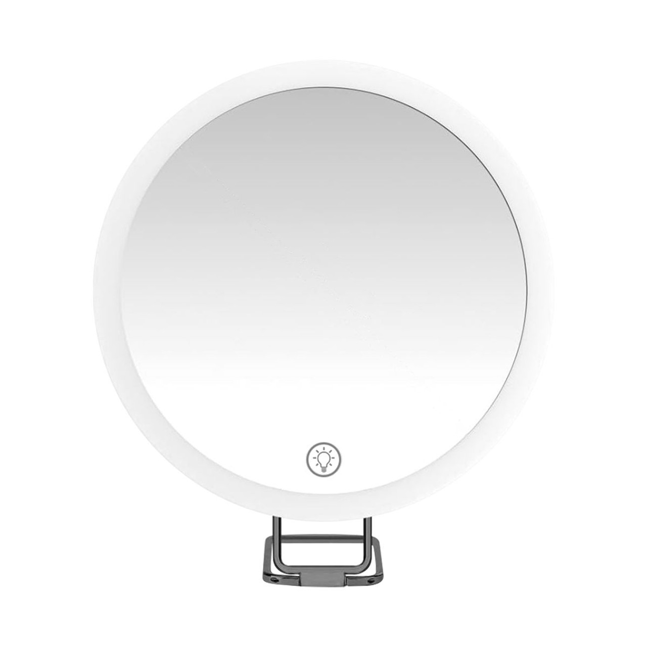 Compact 30X Magnifying Mirror with Dimmable LED & Tweezers product image