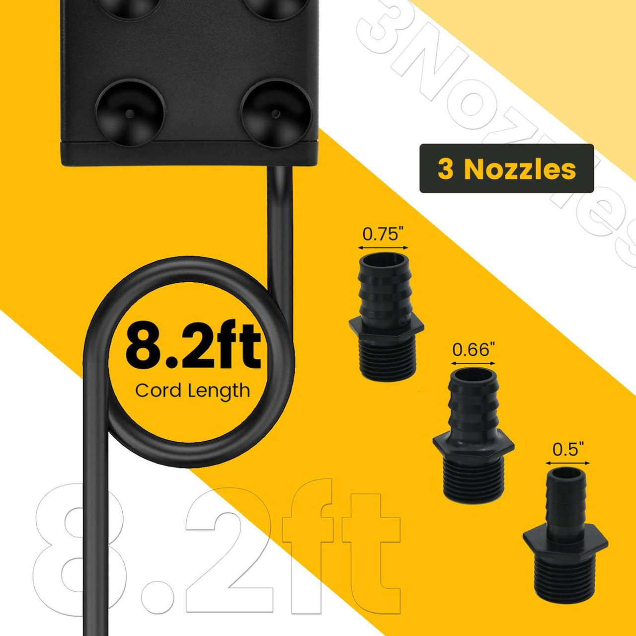240GPH Submersible Pump (900L/H, 22W) product image