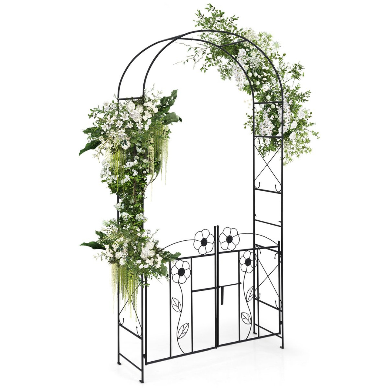 2-in-1 Garden Arbor Decorative Arch product image