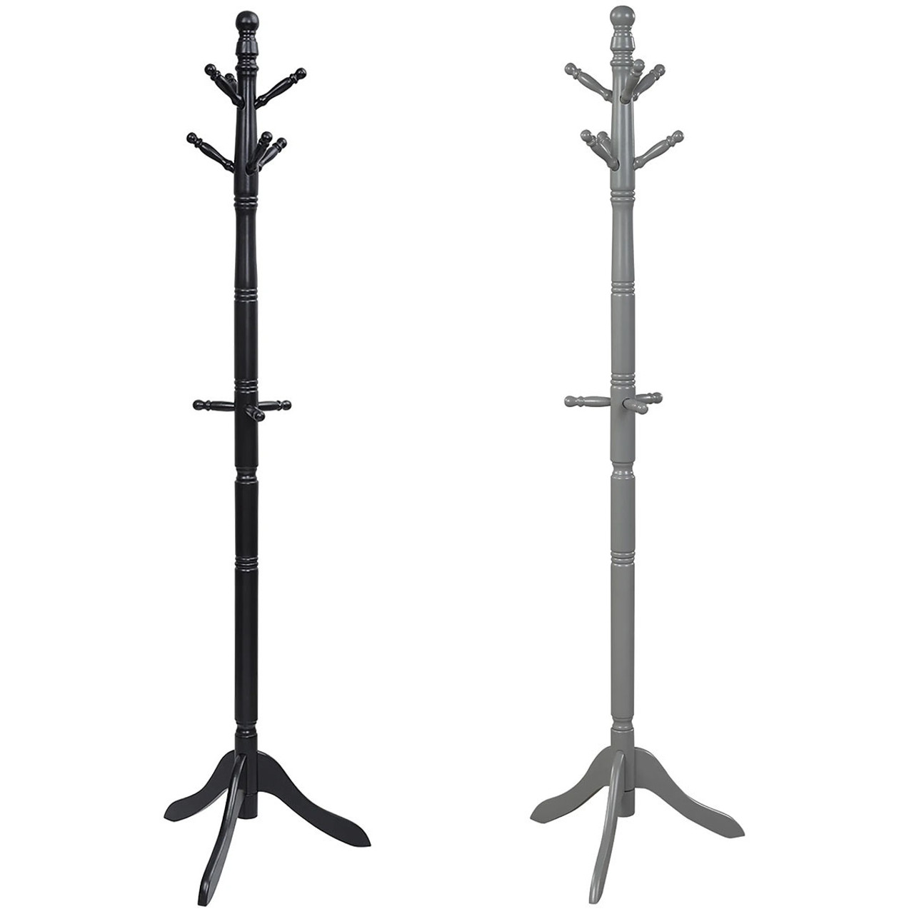 Height-Adjustable Entryway Coat Stand with 9 Hooks product image