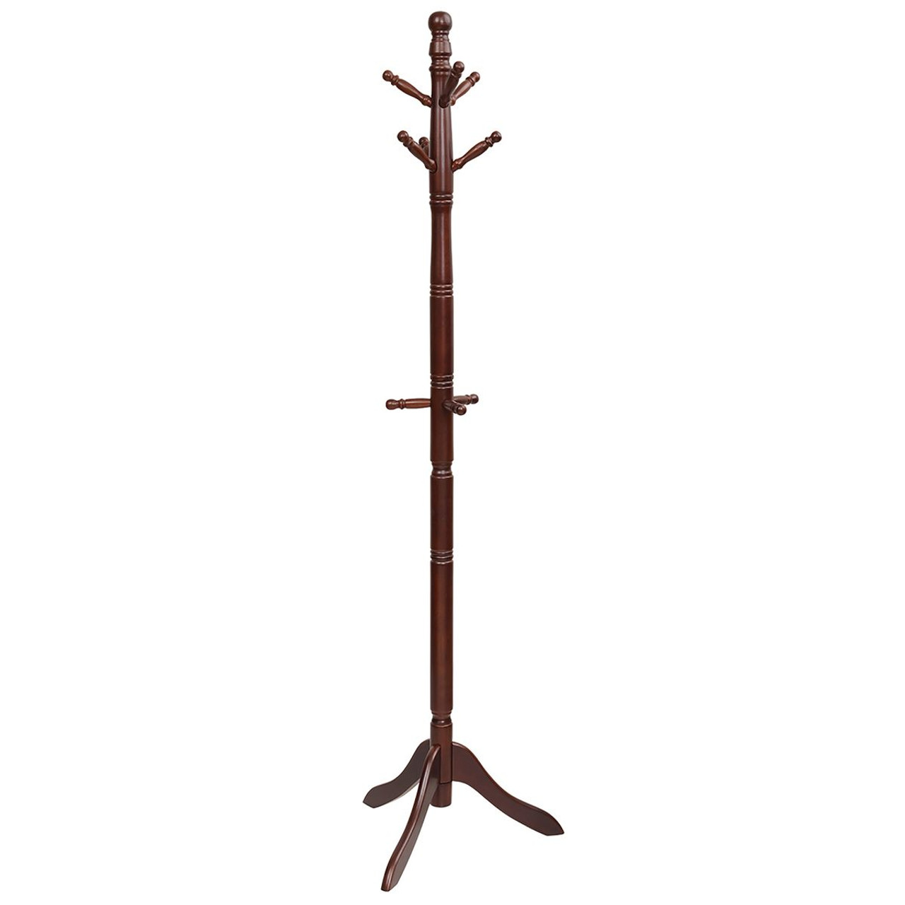 Height-Adjustable Entryway Coat Stand with 9 Hooks product image