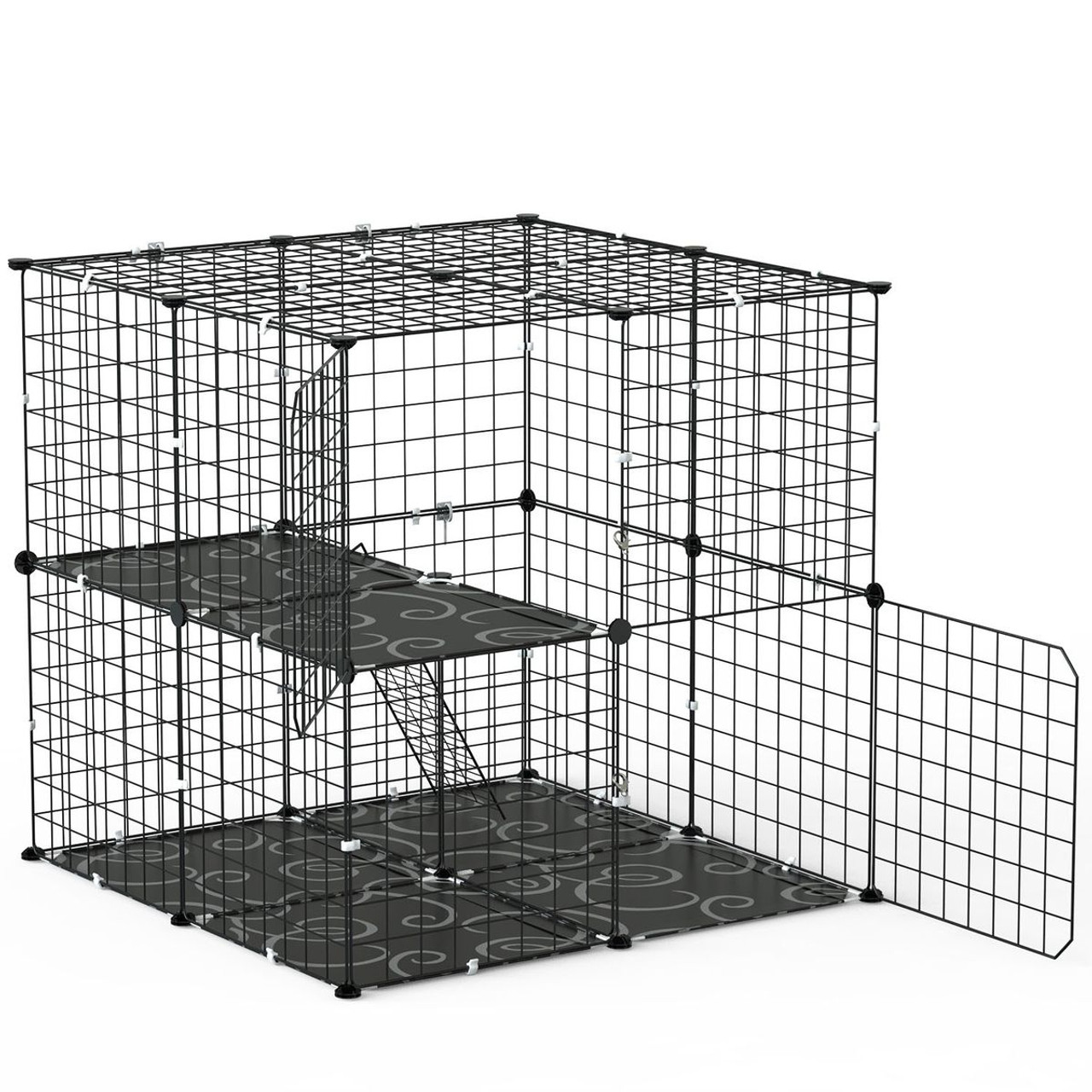 2-Tier Cat Kennel Cage  product image
