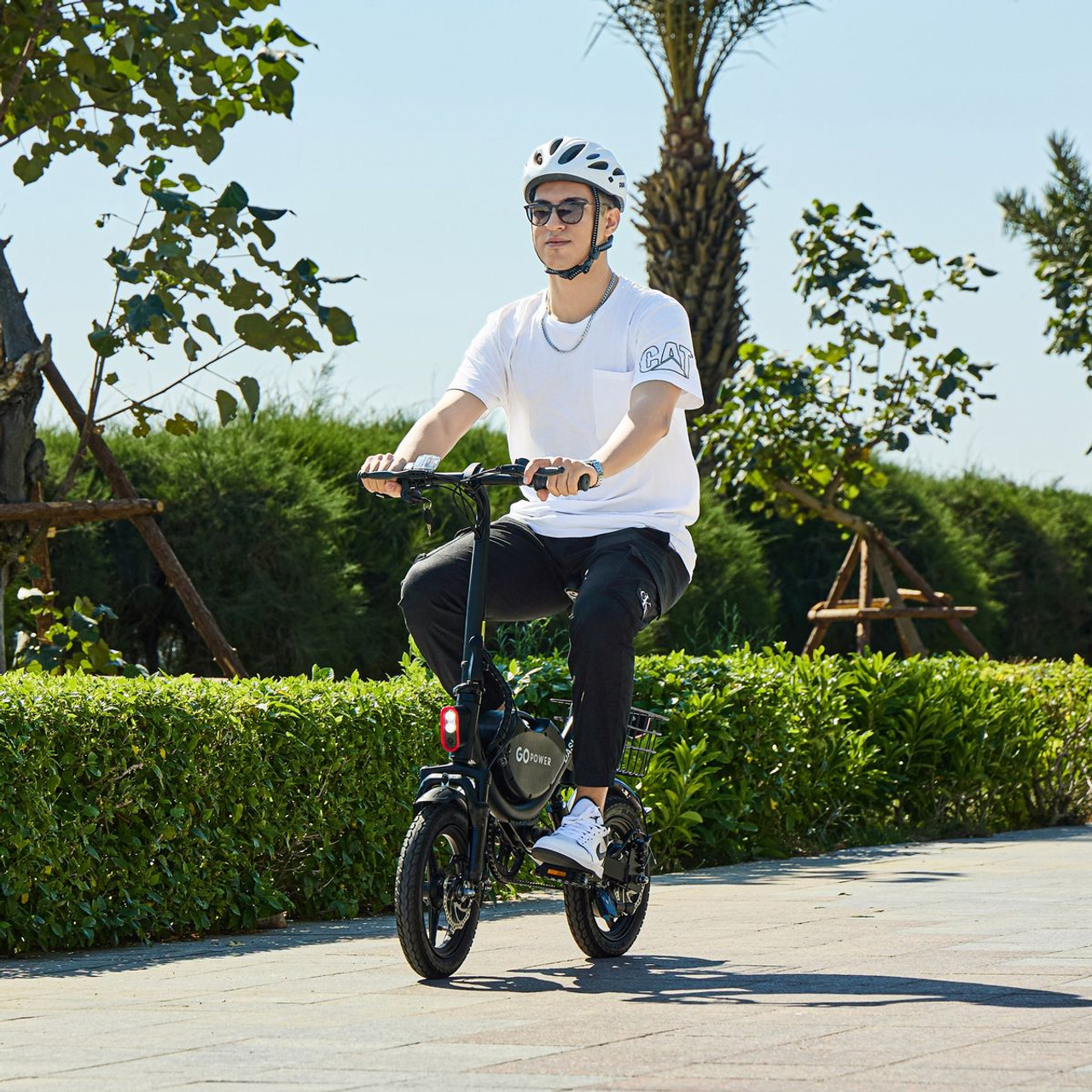 GoPower Compact Folding Adult Mini E-Bike  product image