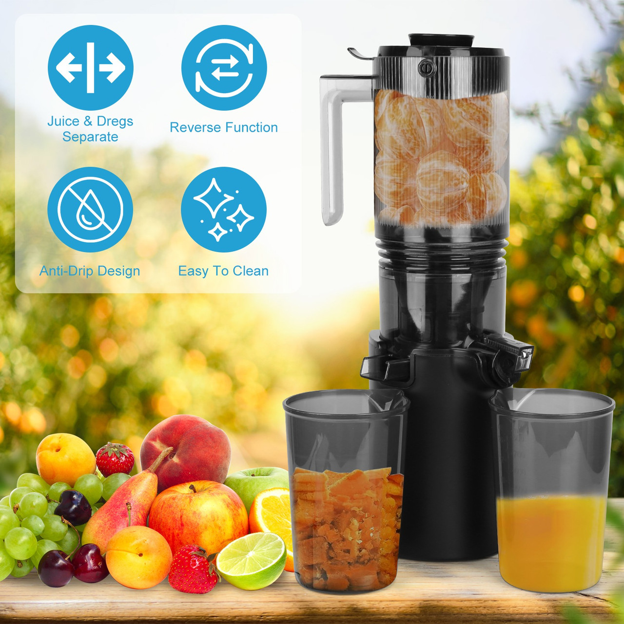 Wide Feed Chute Electric Juicer Extractor Machine product image
