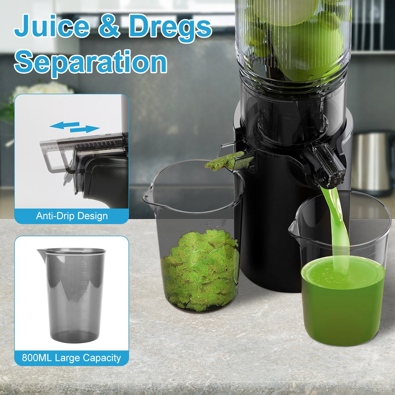 Wide Feed Chute Electric Juicer Extractor Machine product image