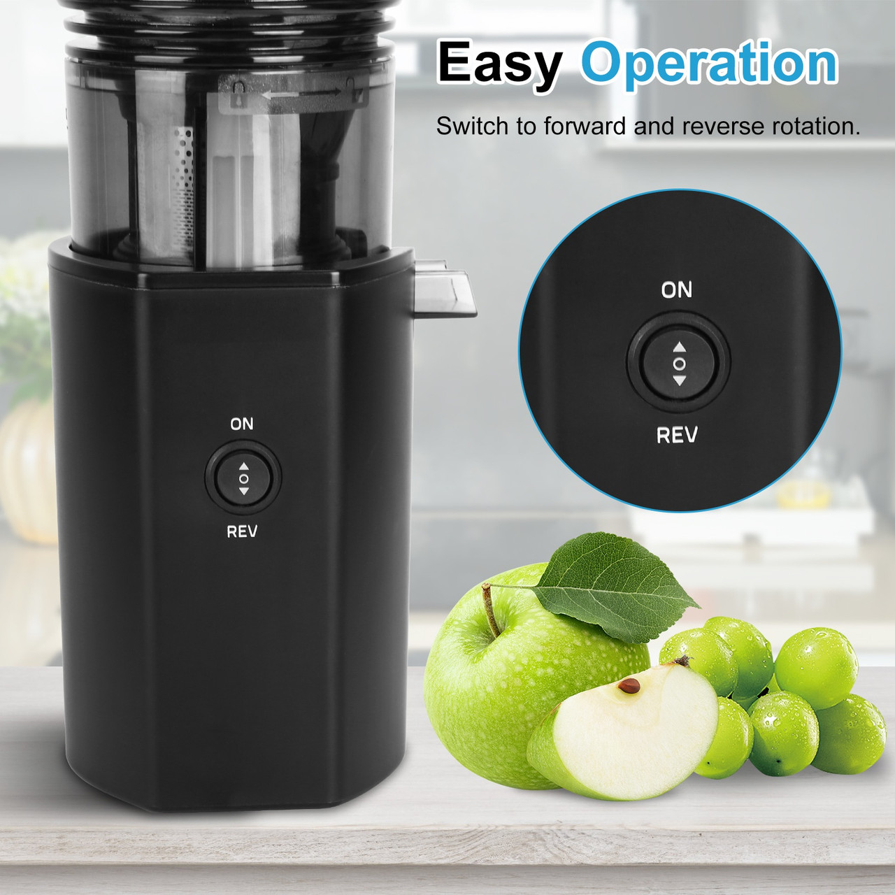 Wide Feed Chute Electric Juicer Extractor Machine product image