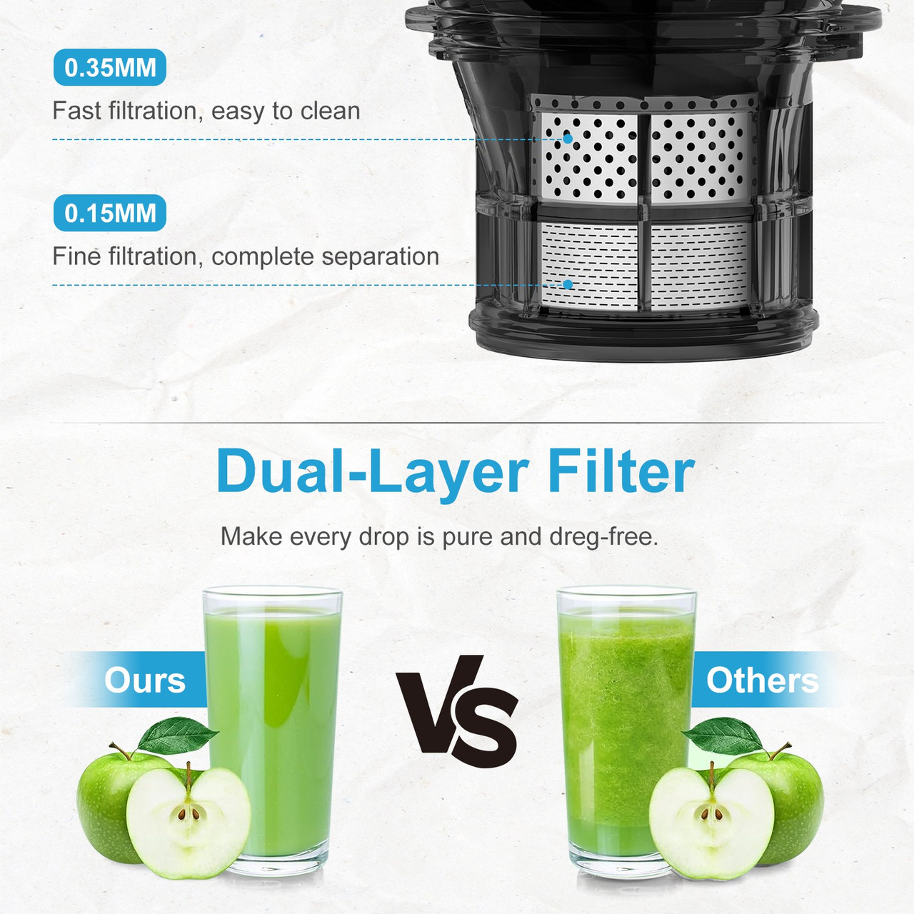 Wide Feed Chute Electric Juicer Extractor Machine product image