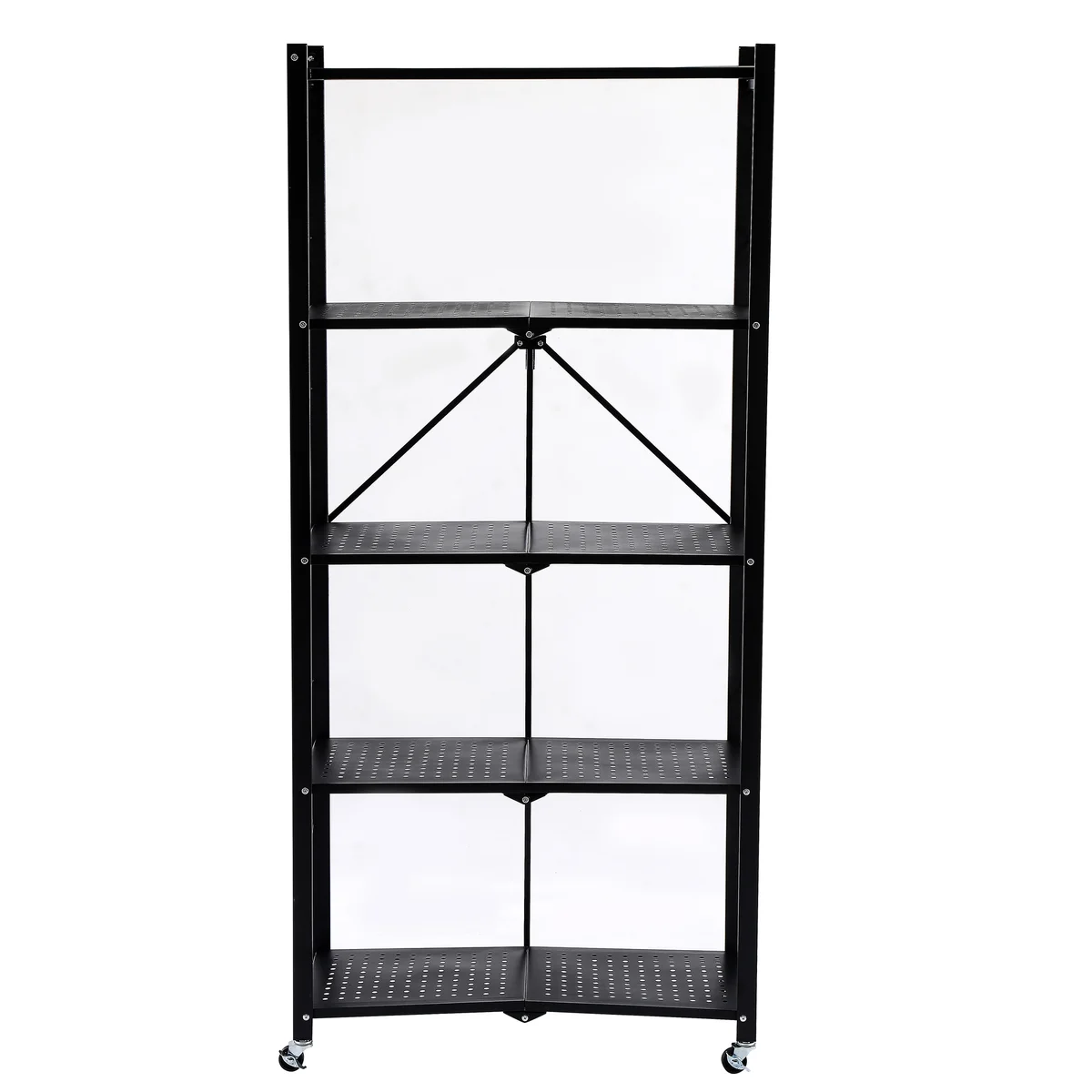 Foldable Storage Shelf with Wheels (3/4/5-Tier Options) product image