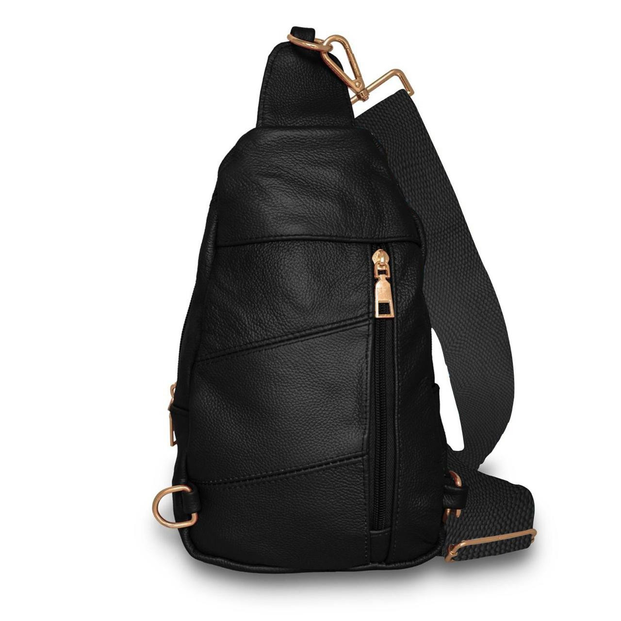 Adjustable Genuine Leather Shoulder Sling Bag product image