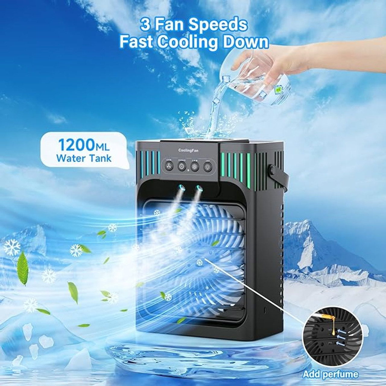 Portable Evaporative Air Conditioner with Remote  product image
