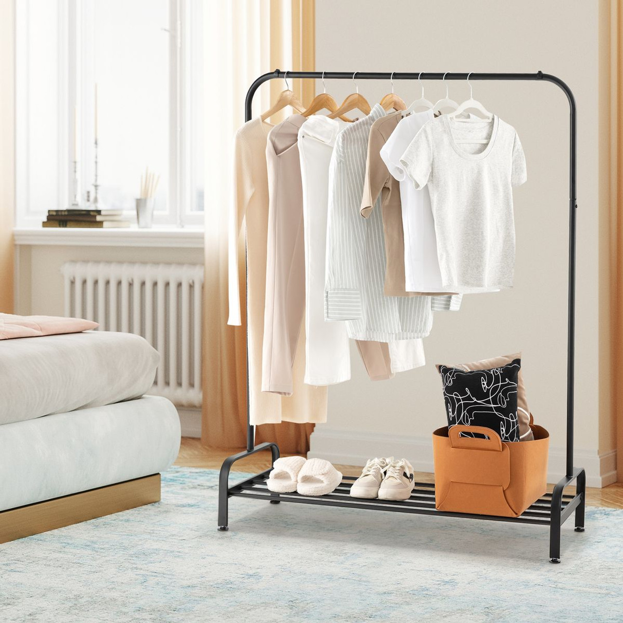 Industrial Heavy Duty Metal Garment Rack product image