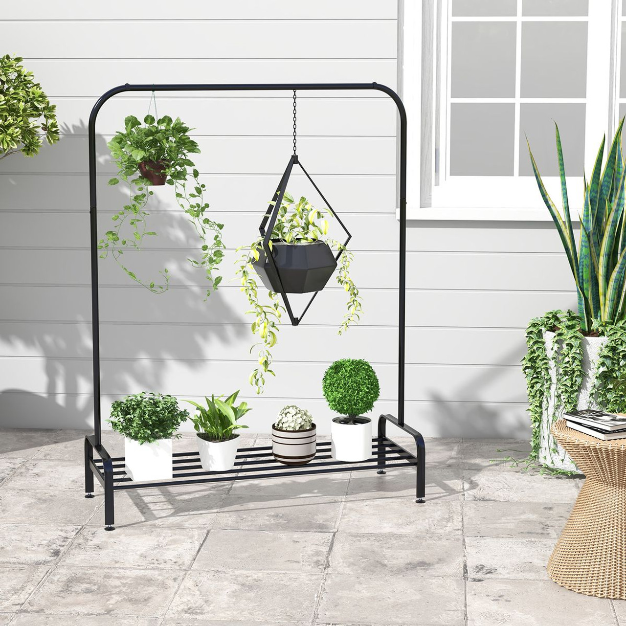 Industrial Heavy Duty Metal Garment Rack product image