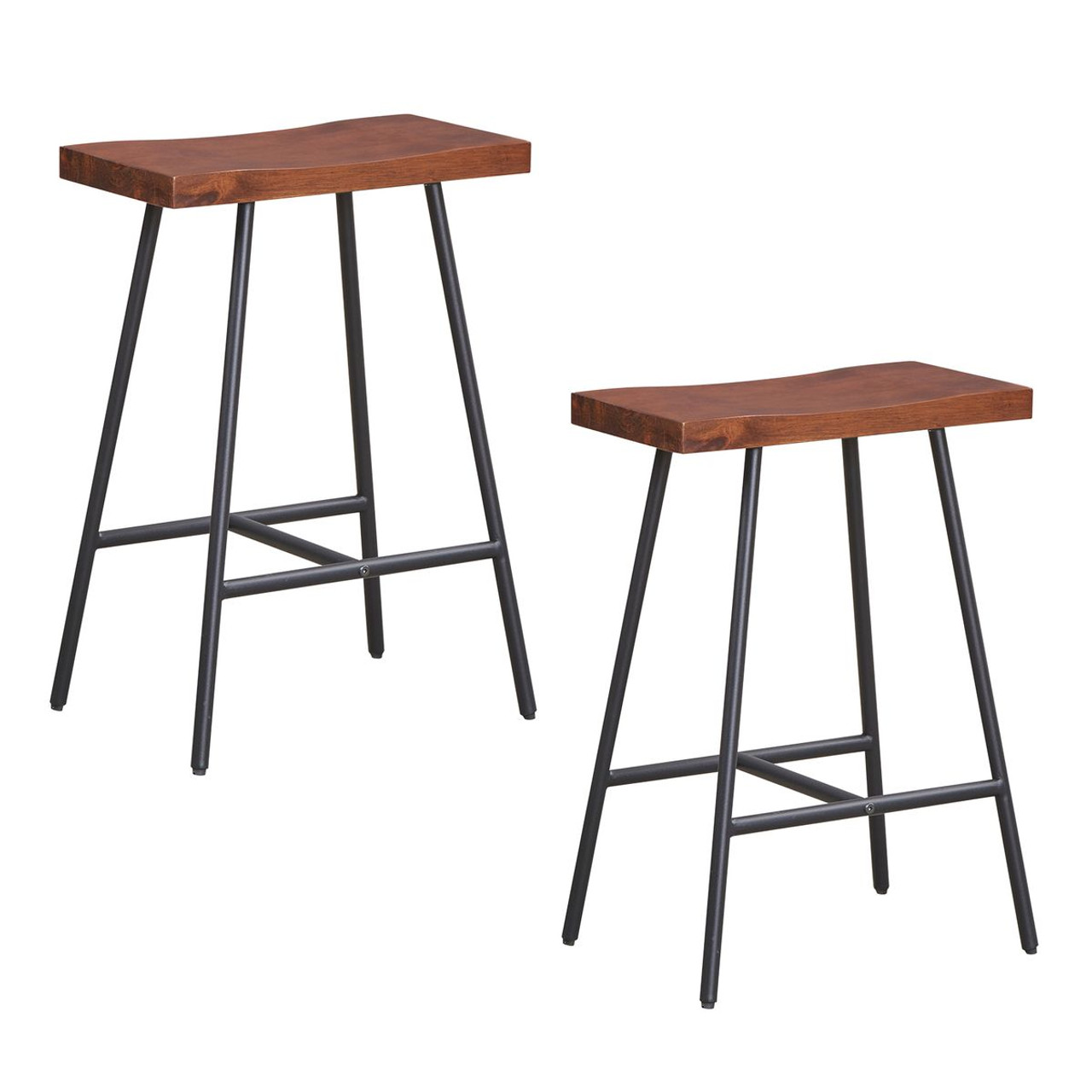 Industrial Saddle Stools (Set of 2) product image