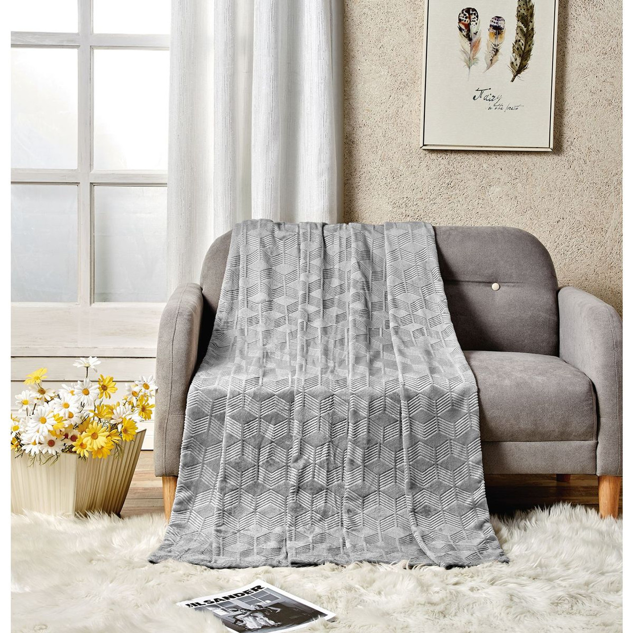 Sheridan Amrani Embossed Microplush Blanket (2 Sizes) product image