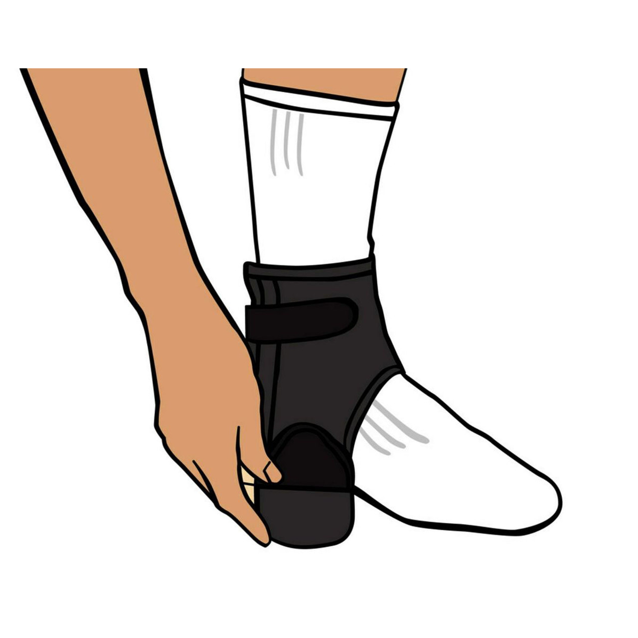 ACE Ankle Brace with Side Stabilizers product image
