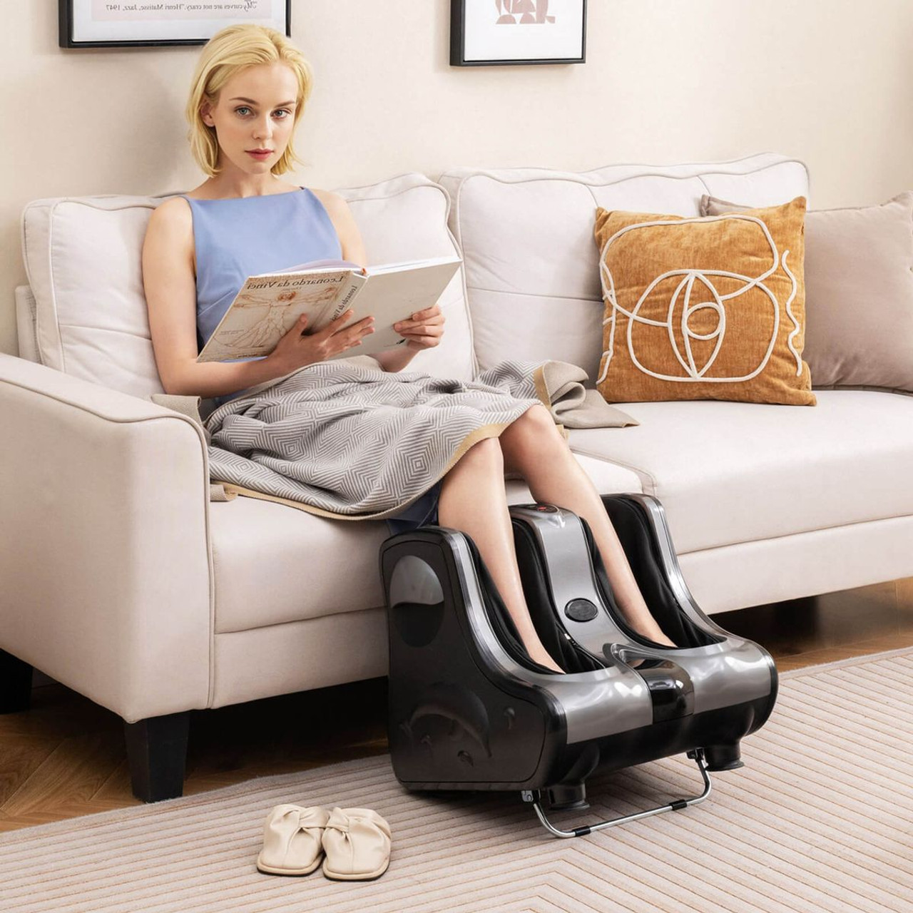 Shiatsu Kneading & Heating Foot/Calf/Leg Massager product image