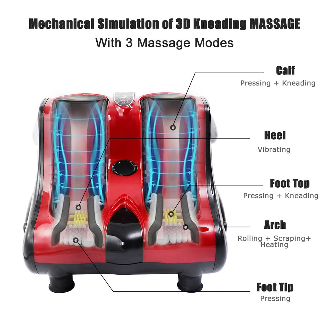 Shiatsu Kneading & Heating Foot/Calf/Leg Massager product image