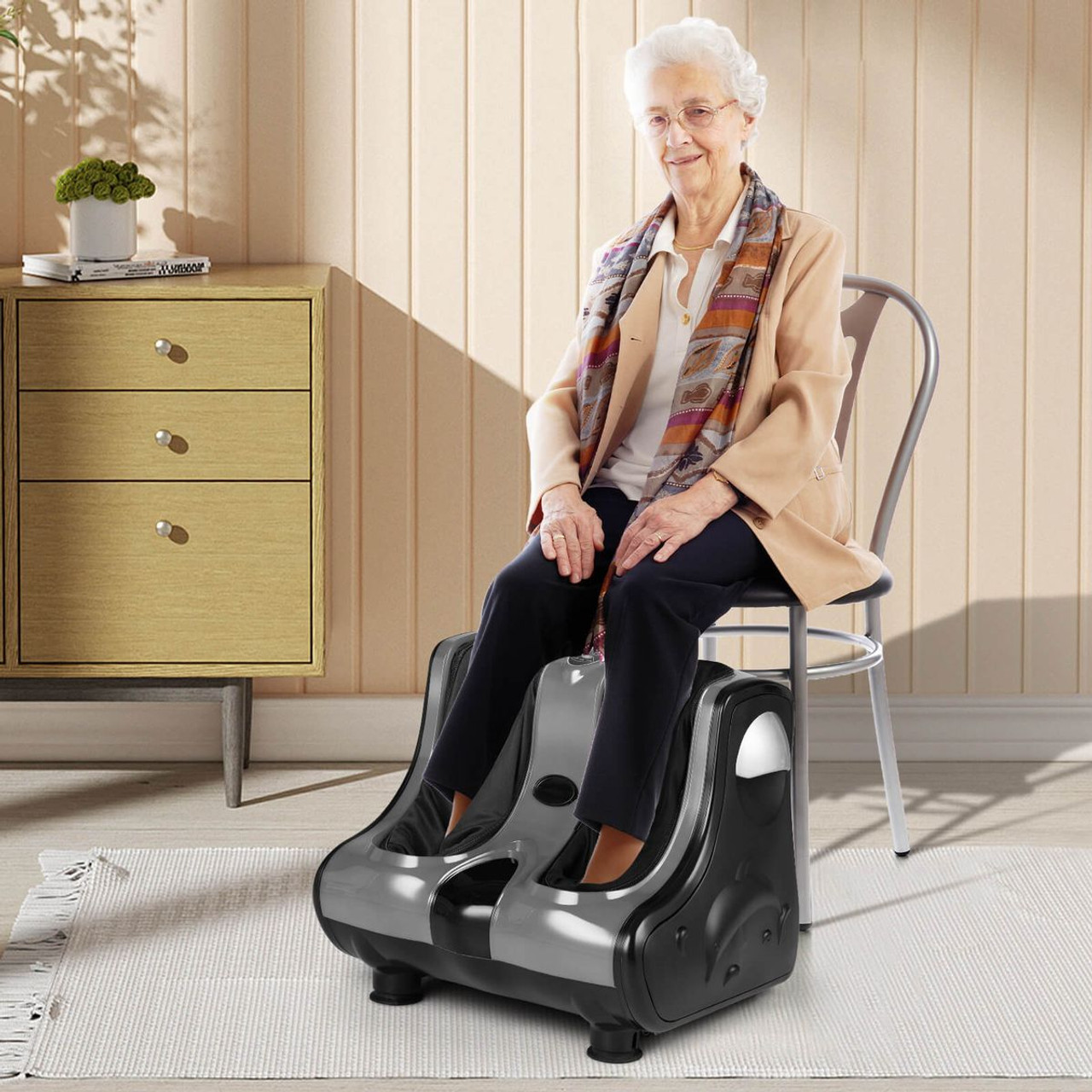 Shiatsu Kneading & Heating Foot/Calf/Leg Massager product image
